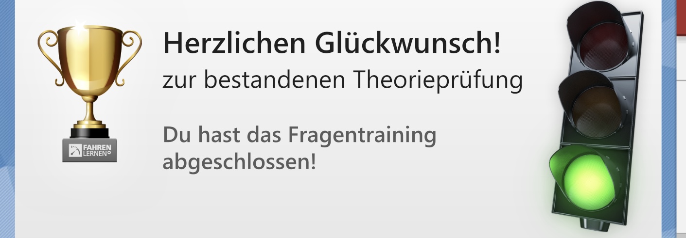 Theorieprüfung. (Whoop whoop!)